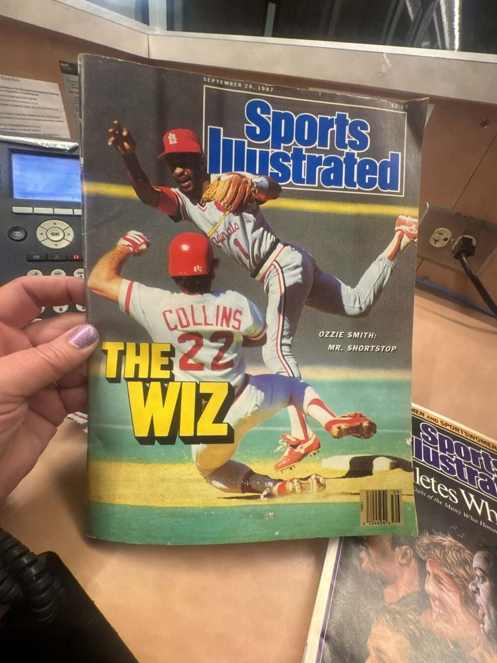 Sports Illustrated Magazine September 28 1987 Ozzie Smith The Wiz